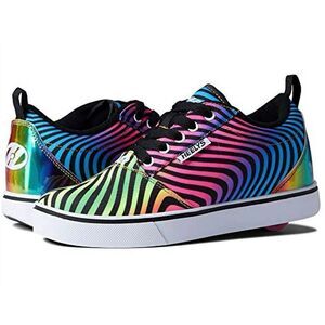 Heelys PRO 20 PRINTS BLACK RAINBOW Zebra Print Skate Rolling Shoe Women 5 YTH 4